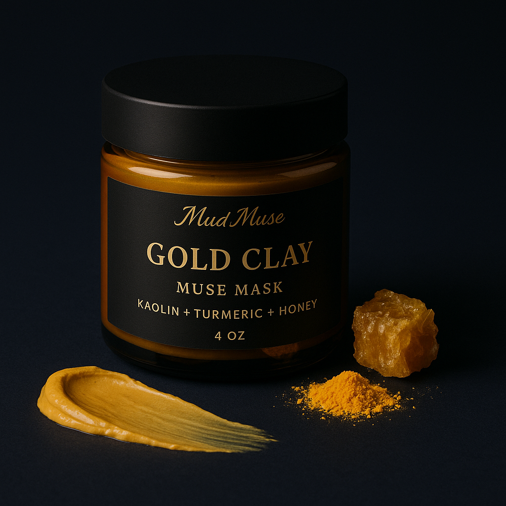 Gold Clay (Turmeric + Honey) Muse Mask